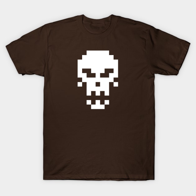 Pixel Skull T-Shirt by mannypdesign